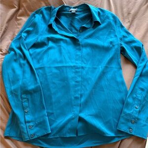 Express Teal Button-Down Shirt